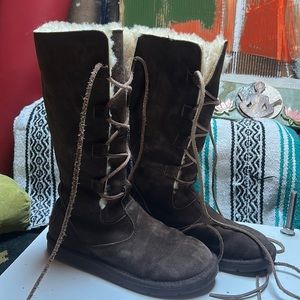 Lace up Tall UGG Boots